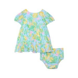 Lilly Pulitzer Baby Toddlers Girls Lou Lou Dress (Infant) Bluette Make Lemona...
